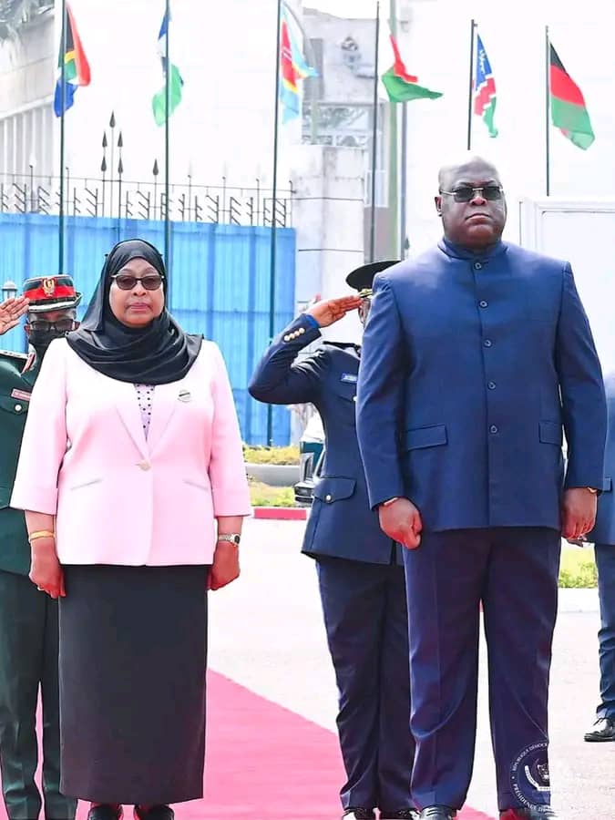 Depuis Doha, Félix Tshisekedi félicite Samia Suluhu Hassan pour sa réélection à la tête de la Tanzanie